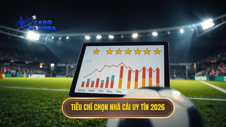 Tiêu chí đánh giá top nhà cái cá cược bóng đá uy tín 2026