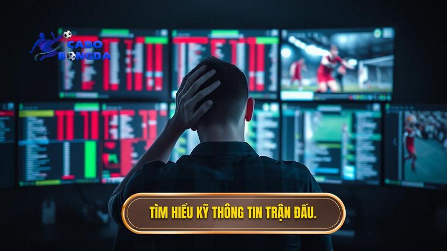Không tìm hiểu kỹ thông tin về trận đấu trước khi xuống tiền