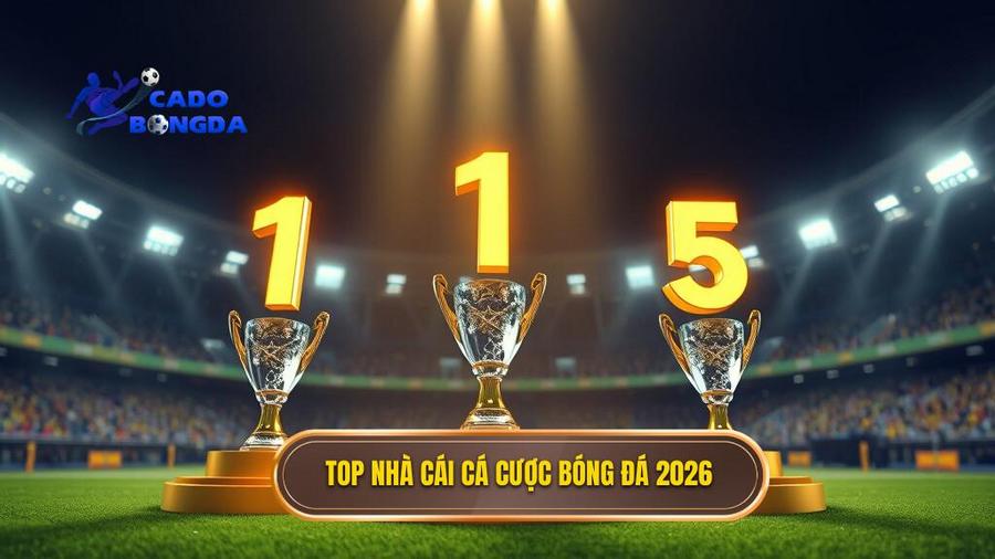 Bảng xếp hạng top nhà cái cá cược bóng đá uy tín 2026